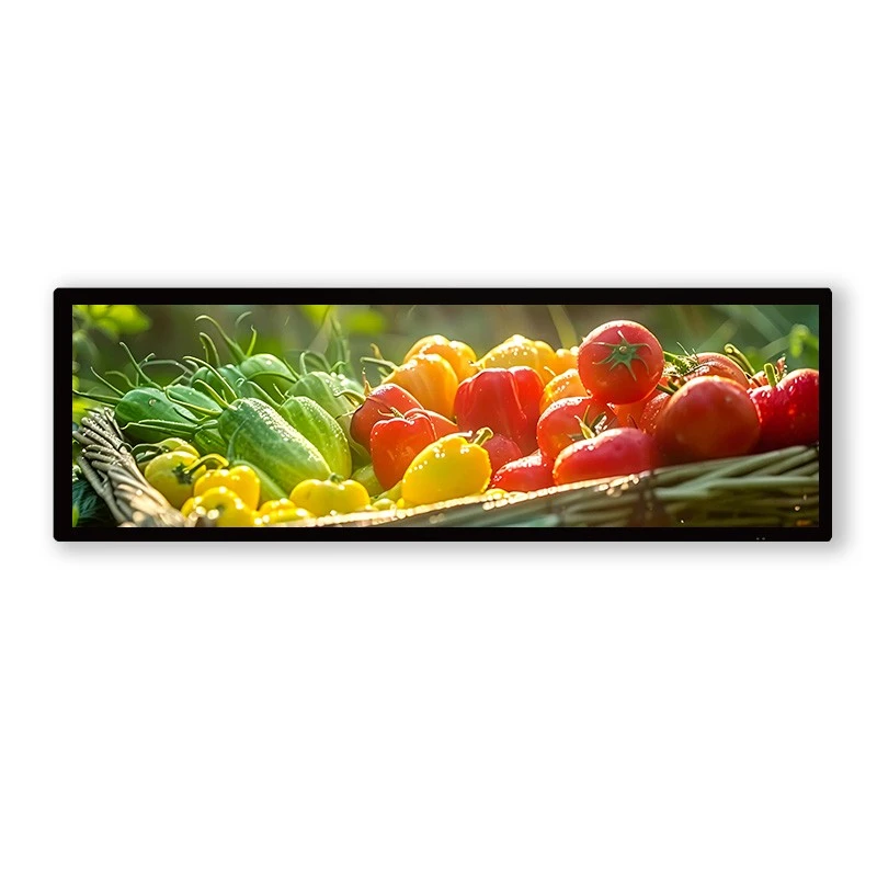 28 .6 Zoll LCD Bar Display Duebel Gesiicht Écran