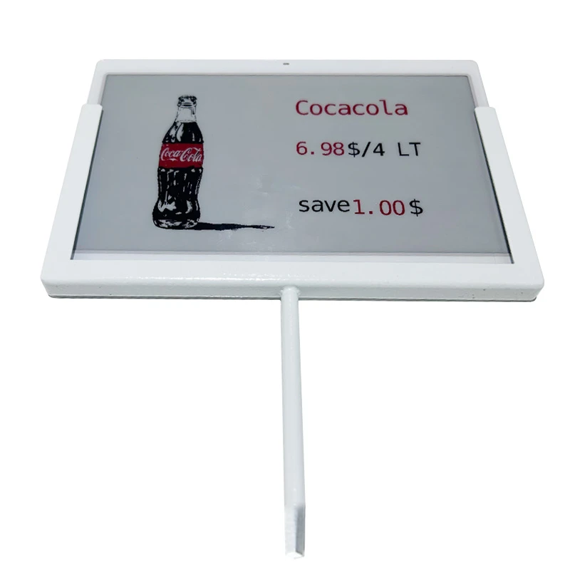 7,3-Zoll Electronic Präis Tag Metal Square Port