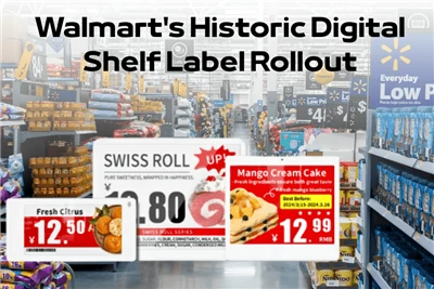Walmart's Historic Digital Shelf Label Rollout