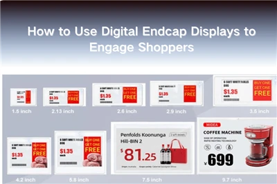 Wéi benotzt Dir Digital Endcap Displays fir Shoppers ze engagéieren