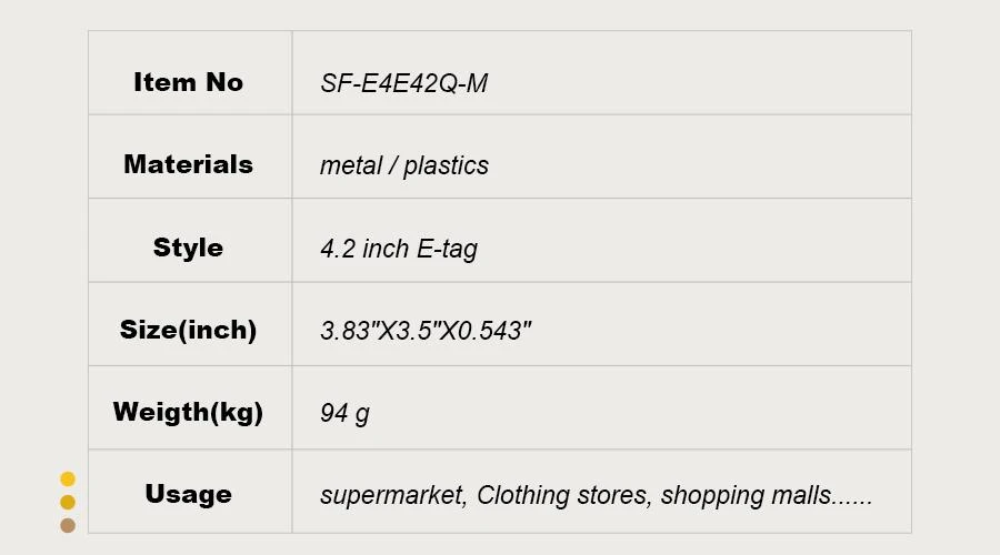 4.2 Inch Electronic Price Tag Extrusion Channel